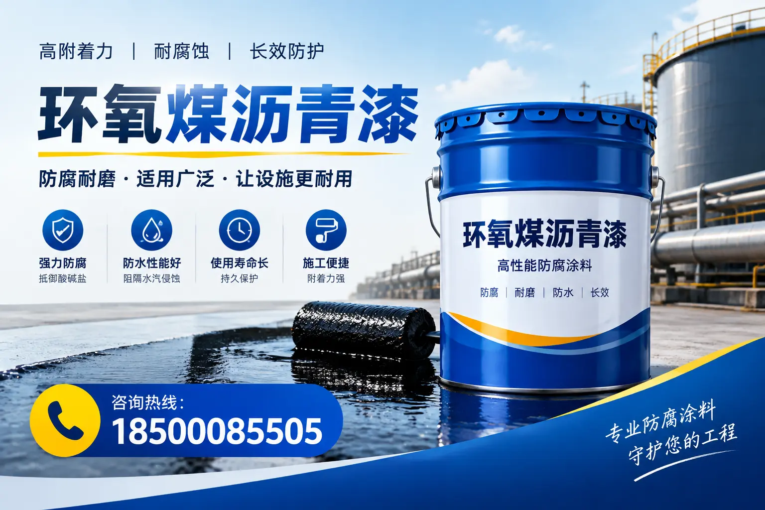 环氧煤沥青漆与其他涂料的对比分析,助力绍兴企业决策
